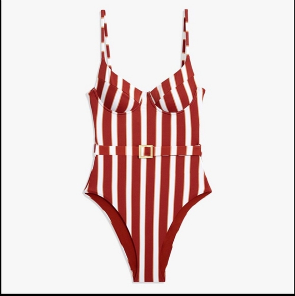 Weworewhat Danielle one piece swim suit designer bikini LIKE NEW SIZE XL - Picture 3 of 9